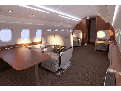 Buisiness jet interior  3D model