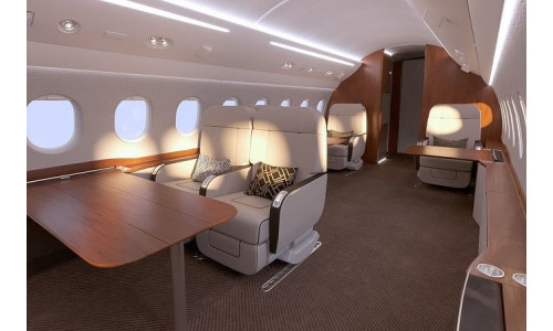Buisiness jet interior  3D model