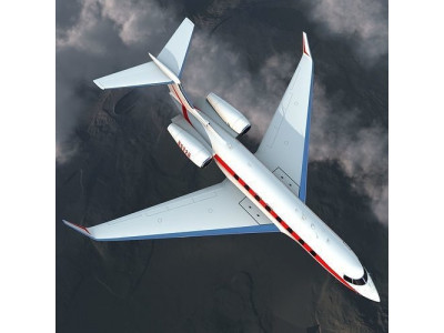Business Jet Gulfstream G650 3D model