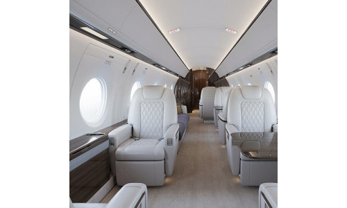 Business Jet Interior 3D model