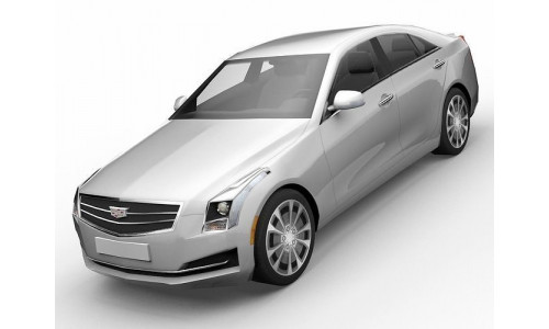 Cadillac ATS  Sedan Low-poly 3D model