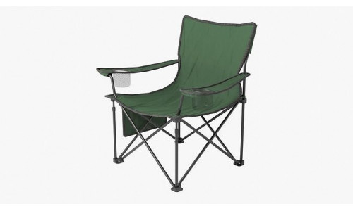 Camping Chair Green Low-poly 3D model