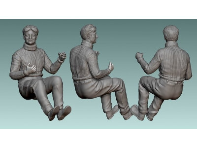 Car Driver Enzo Ferrari 3D print model