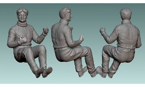 Car Driver Enzo Ferrari 3D print model