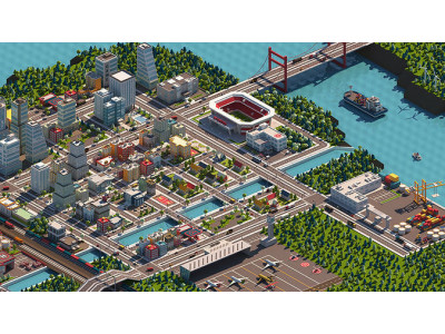 Cartoon City Pack Low-poly 3D model