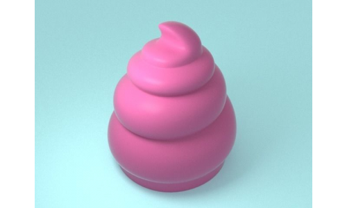 Cartoon Ice Cream Top 3D print model