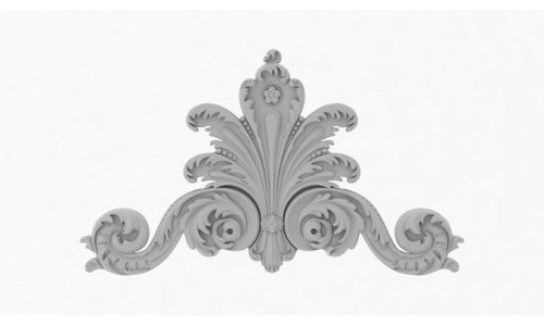 Cartouche Ornament 003 3D model