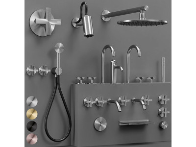 CEA CROSS bathroom faucet set 3D model