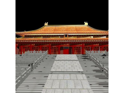 Chinese forbidden city  3D model