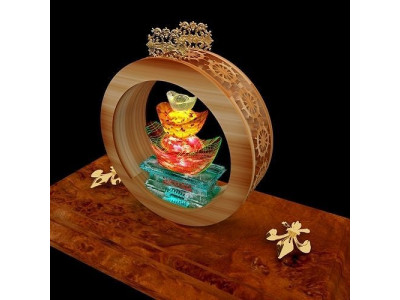 Chinese gold Ingot 3D model