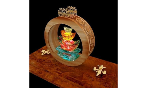 Chinese gold Ingot 3D model