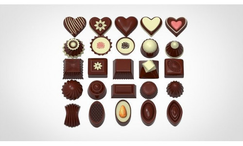 Chocolate Candies 3D model