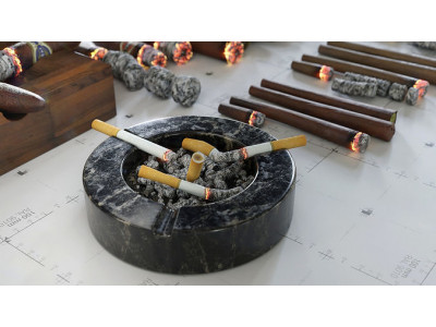 Cigars Cigarettes Joints Blunts and Ashtrays - 3D AssetKit PBR Low-poly 3D model