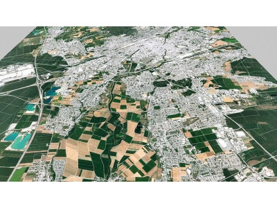 Cityscape Mulhouse France 3D model