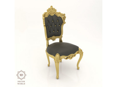 Classic Chair for Interior and CNC 2 3D model