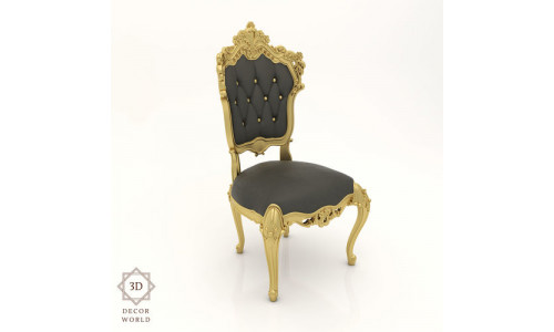 Classic Chair for Interior and CNC 2 3D model