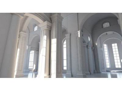 Classic Interior Scene 3D model