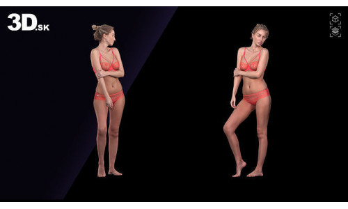 Clean Body Scan Shenika Underwear 3D model