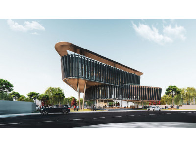 ClubHouse - Multifunctional building 3D model