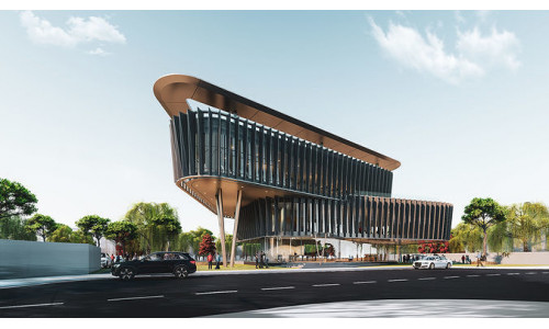 ClubHouse - Multifunctional building 3D model