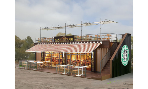 Coffee pavilion 3D model