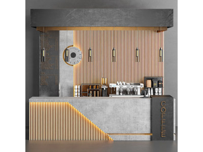 coffee shop 2 3D model