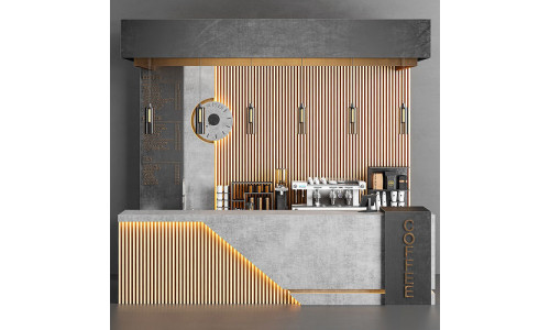 coffee shop 2 3D model