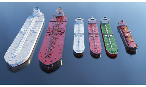 collection ships lowpoly Low-poly 3D model