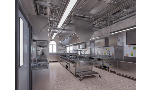 Commercial Kitchen 2 3D model