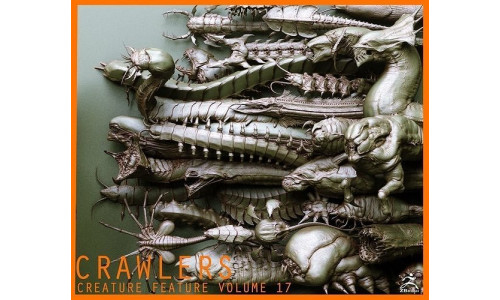 CRAWLERS - 33 Creeping Beasts Curve Brush and OBJs 3D model