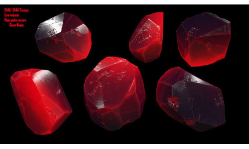 crystal Low-poly 3D model