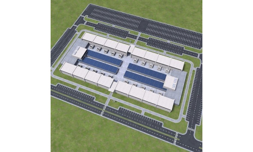 Data Center Building  3D model