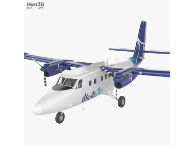 De Havilland Canada DHC-6-300 Twin Otter 3D model