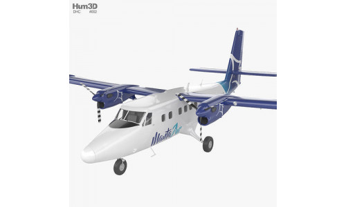 De Havilland Canada DHC-6-300 Twin Otter 3D model