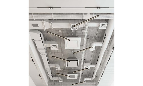 Decorative ceiling - Ventilation system set 01 3D model
