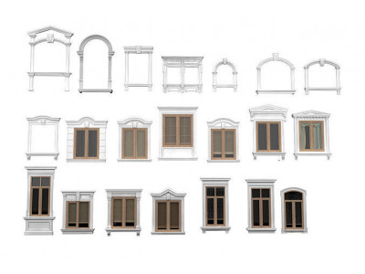 Decorative Windows Collections 3D model