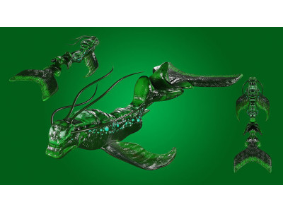Deep Sea Fish   Low-poly 3D model