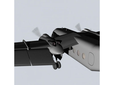 DeHavilland Caribou 3D Model 3D model