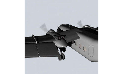DeHavilland Caribou 3D Model 3D model