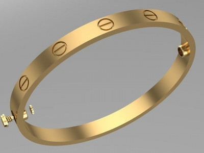 design carter screw bracelet  3D print model