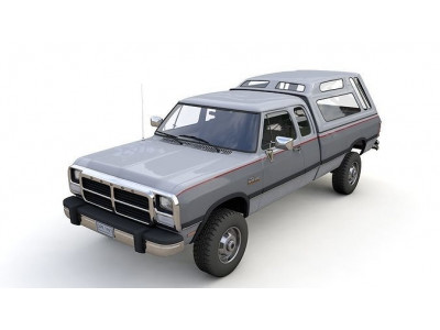 DODGE POWER RAM 250 1993 3D model