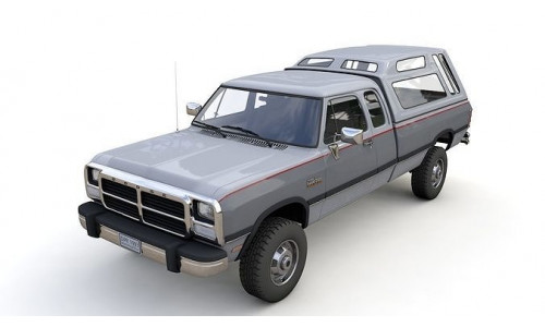 DODGE POWER RAM 250 1993 3D model