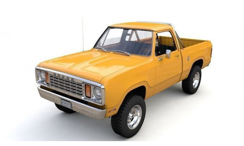 DODGE POWER WAGON W200 1977 3D model