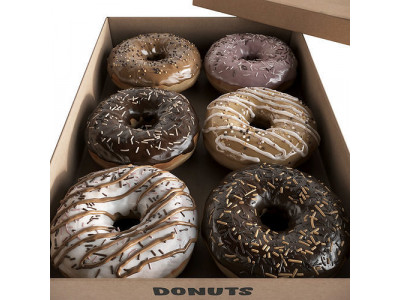 Donuts Box 3D model