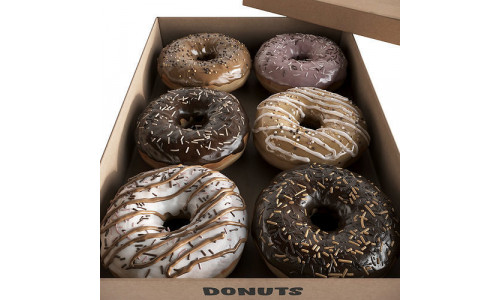 Donuts Box 3D model