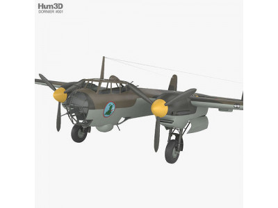 Dornier Do 17 3D model