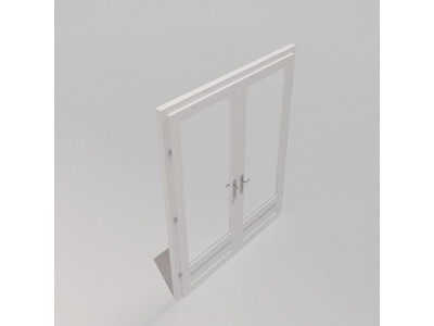 Double Door Glass 3D model