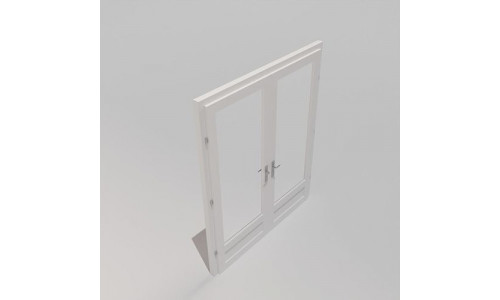 Double Door Glass 3D model