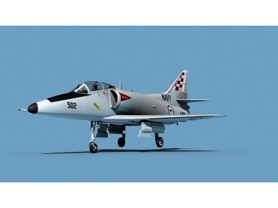 Douglas TA-4D Skyhawk V08 Australia 3D model