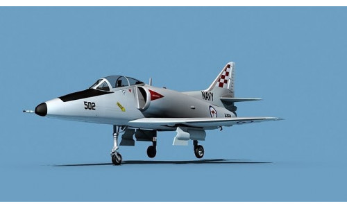 Douglas TA-4D Skyhawk V08 Australia 3D model
